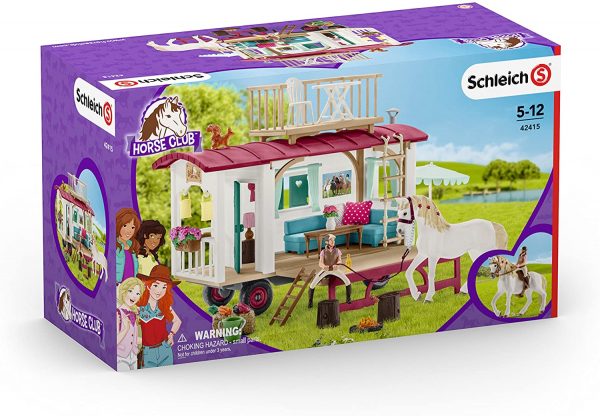 Schleich Horse Club 42415 Obytný přívěs pro tajná klubová setkání