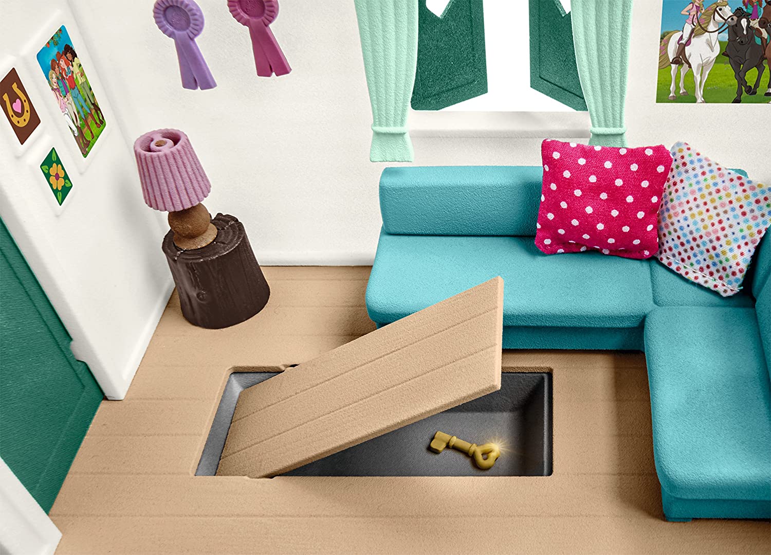 Schleich Horse Club 42415 Obytný přívěs pro tajná klubová setkání - Obrázek 25