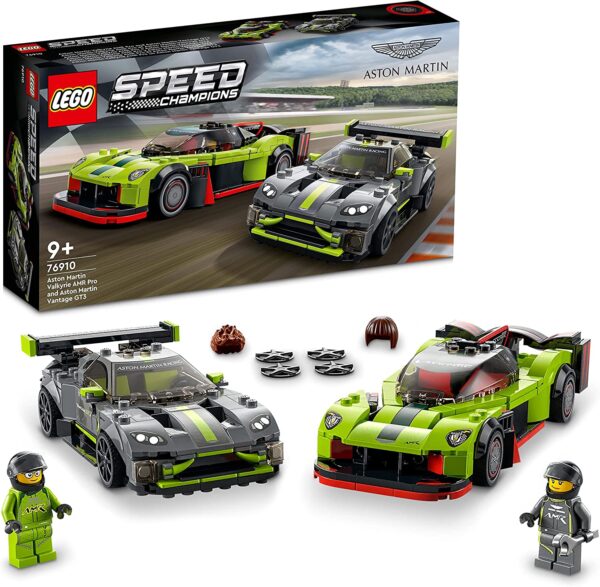 LEGO® Speed Champions 76910 Aston Martin Valkyrie AMR Pro a Aston Martin Vantage GT3