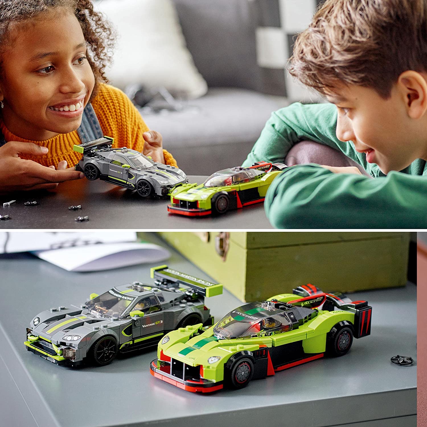 LEGO® Speed Champions 76910 Aston Martin Valkyrie AMR Pro a Aston Martin Vantage GT3 - Obrázek 5