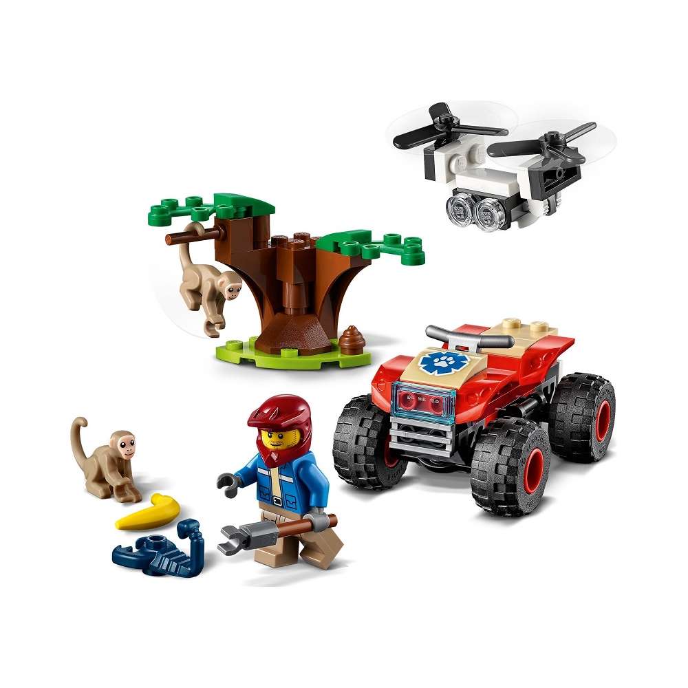 LEGO® City 60300 Záchranářská čtyřkolka do divočiny - Obrázek 4