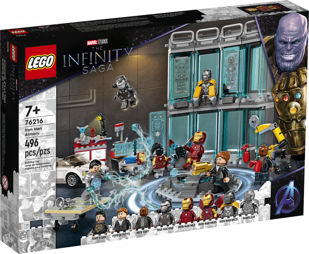 LEGO Marvel 76216 Zbrojnice Iron Mana - Obrázek 2