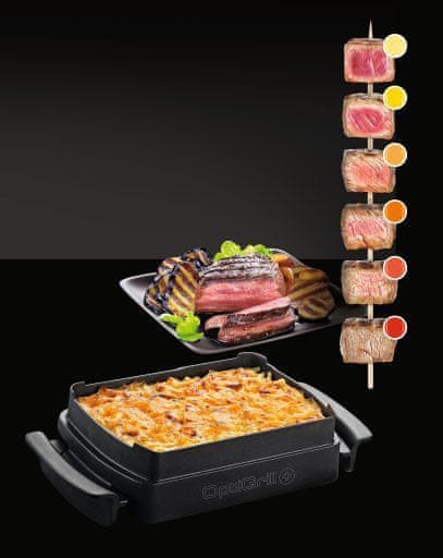 Tefal OptiGrill+ GC714834 se zapékacím příslušenstvím - Obrázek 3
