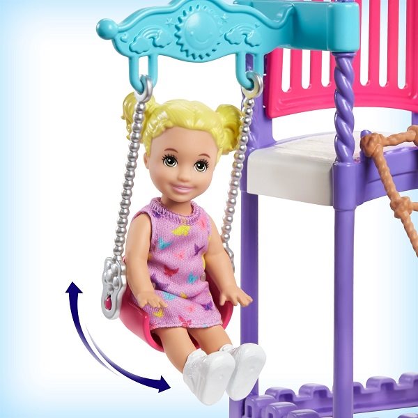 Panenka Barbie chůva na hřišti herní set Panenka Barbie chůva na hřišti herní set