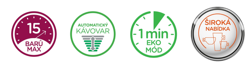 vlastnosti kapsulový kávovar Krups KP123B31