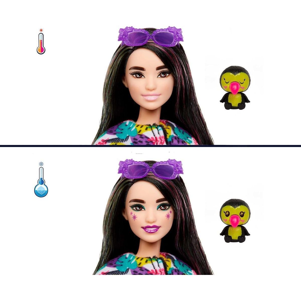 Mattel Barbie Cutie reveal Džungle - tukán - Obrázek 2