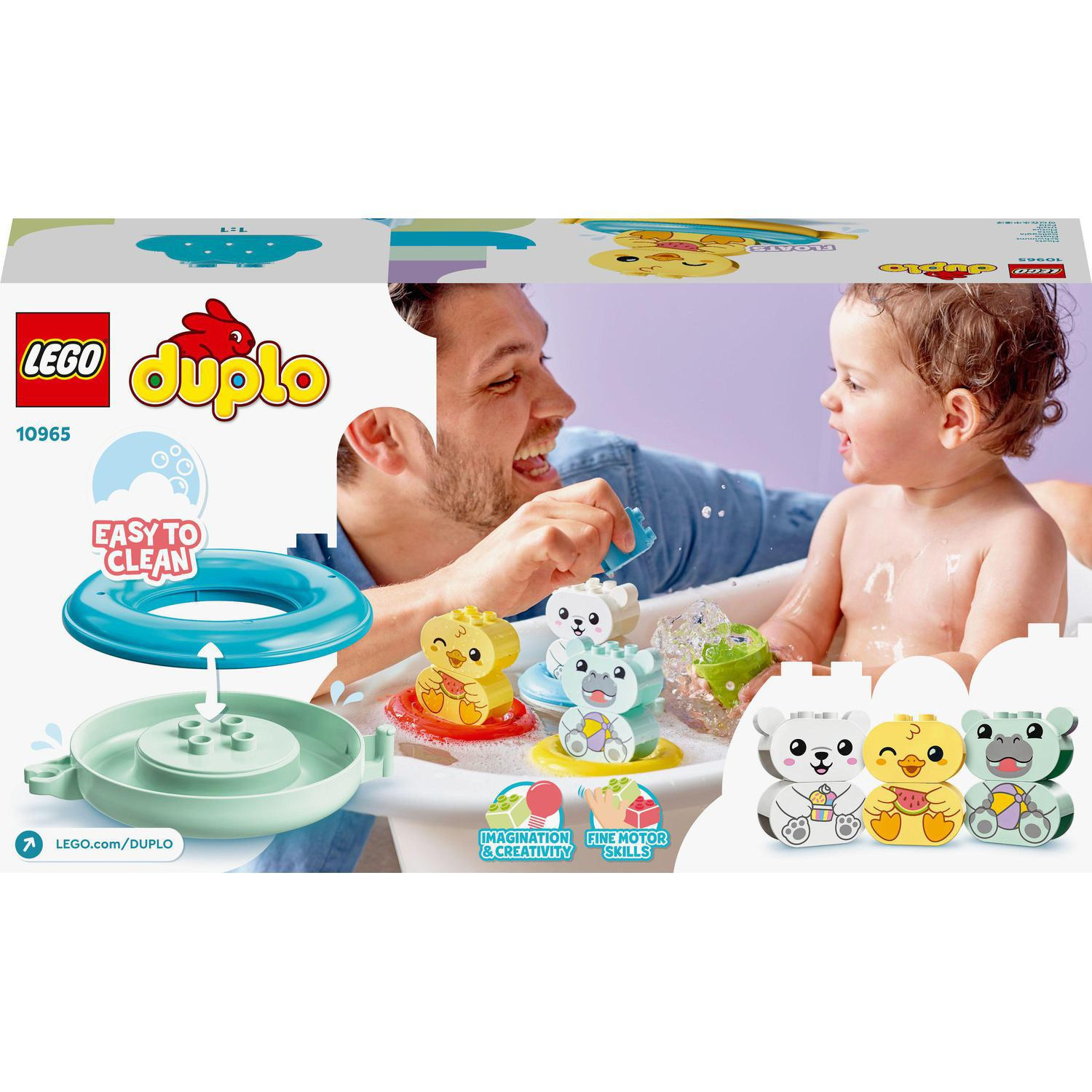 LEGO Duplo 10965 Legrace ve vaně: Plovoucí vláček se zvířátky - Obrázek 7