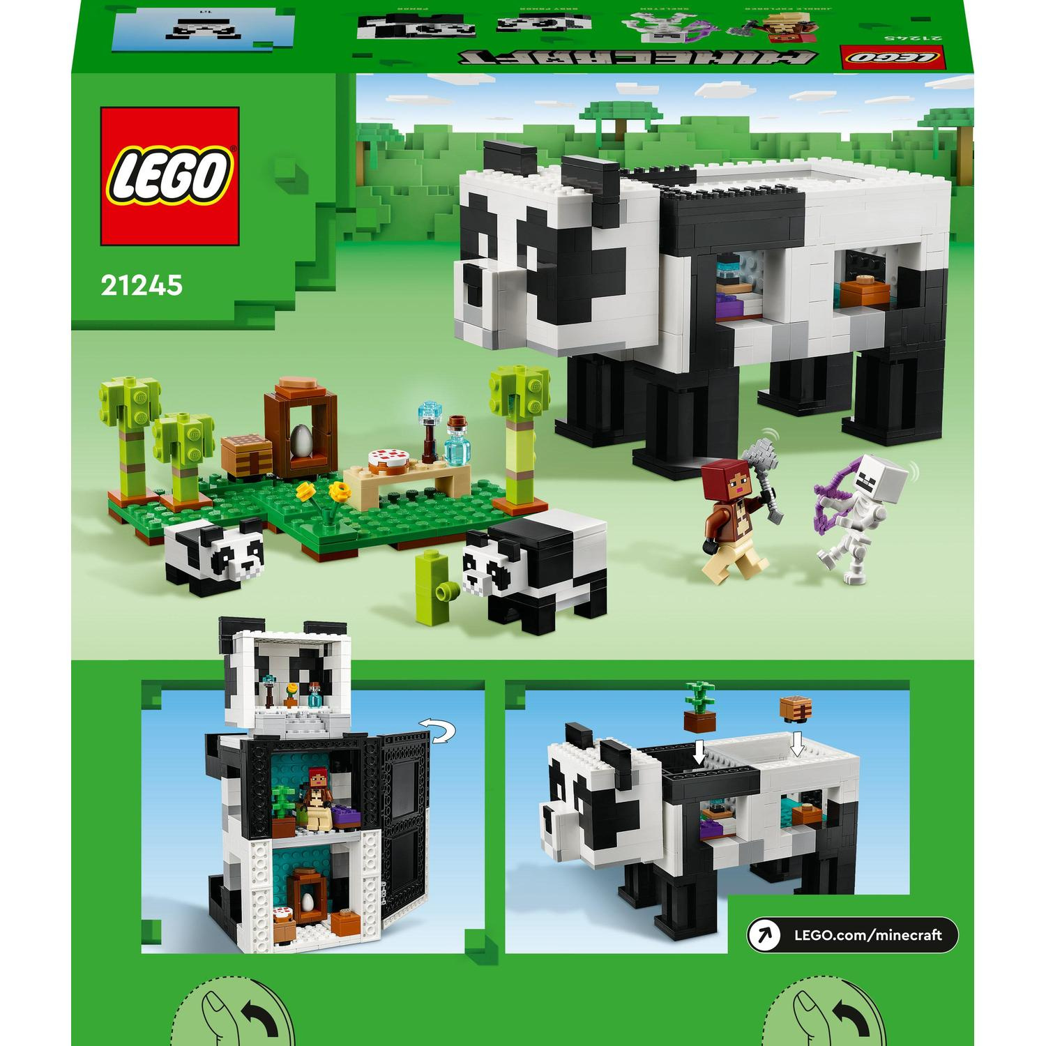 LEGO® Minecraft 21245 Pandí útočiště - Obrázek 2