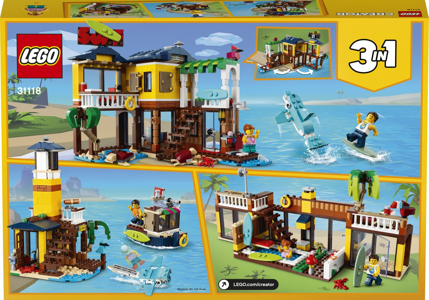 LEGO® Creator 31118 Surfařský dům na pláži - Obrázek 2