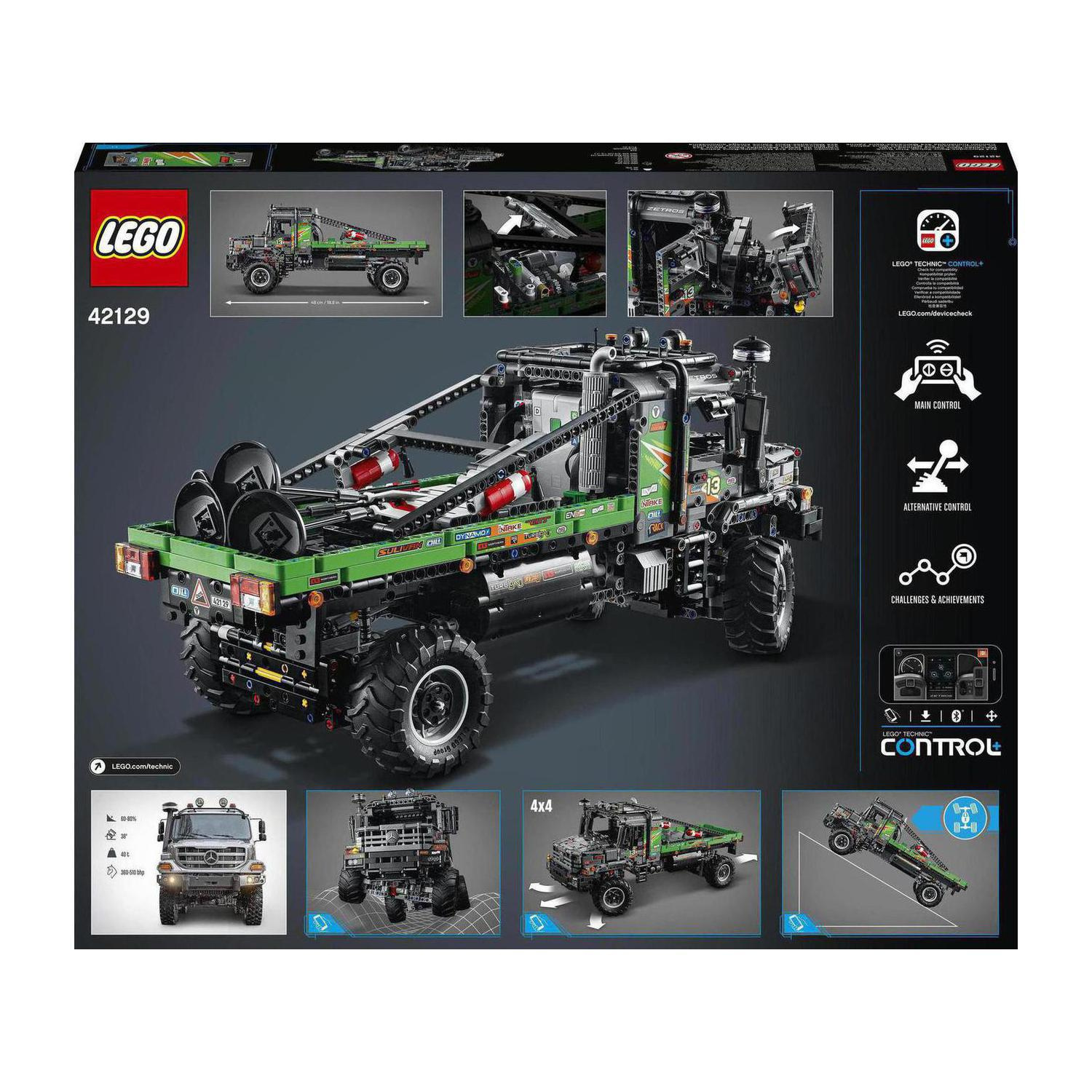 LEGO Technic 42129 Truck trialový vůz Mercedes-Benz Zetros 4x4 - Obrázek 7