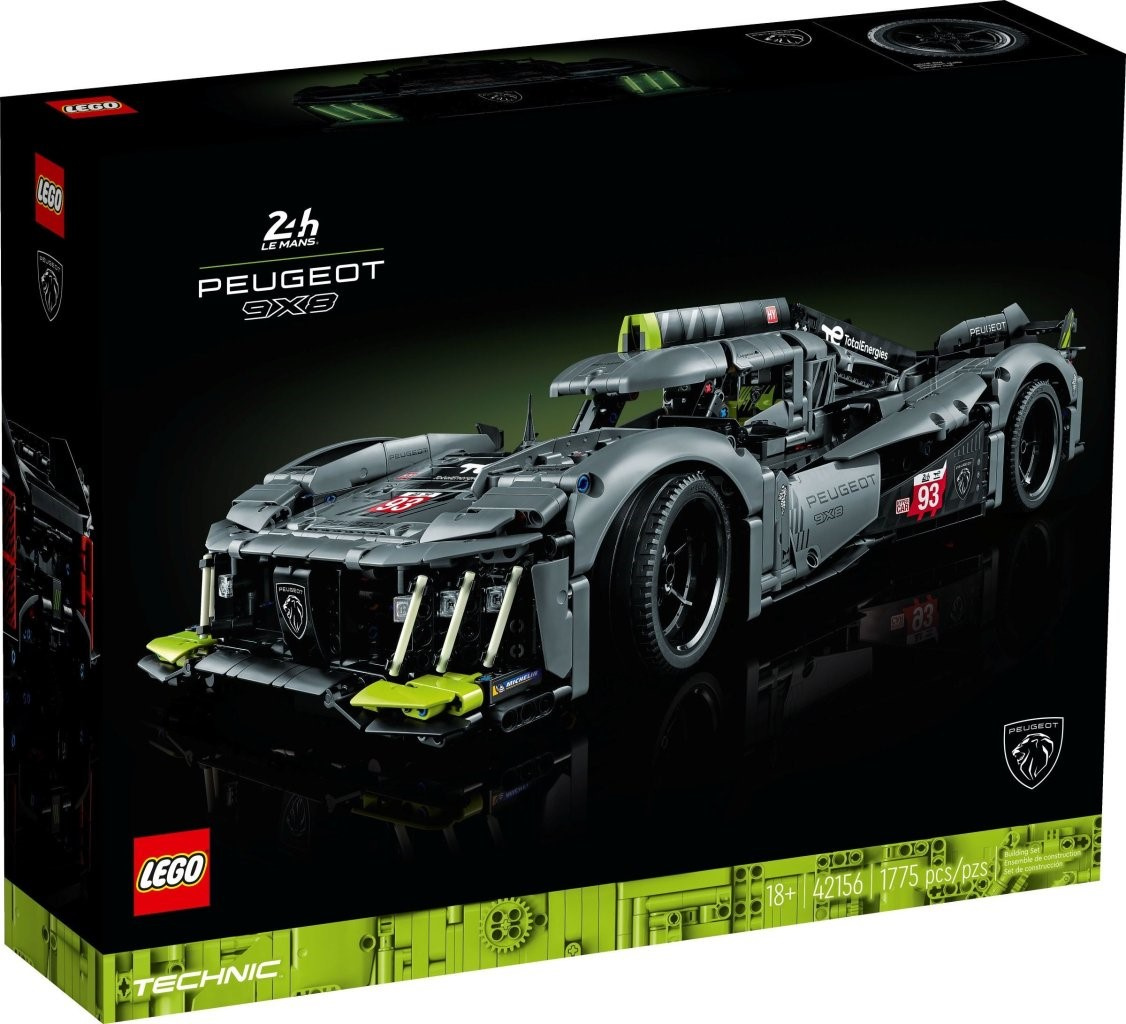 LEGO® Technic 42156 PEUGEOT 9X8 24H Le Mans Hybrid Hypercar - Obrázek 11