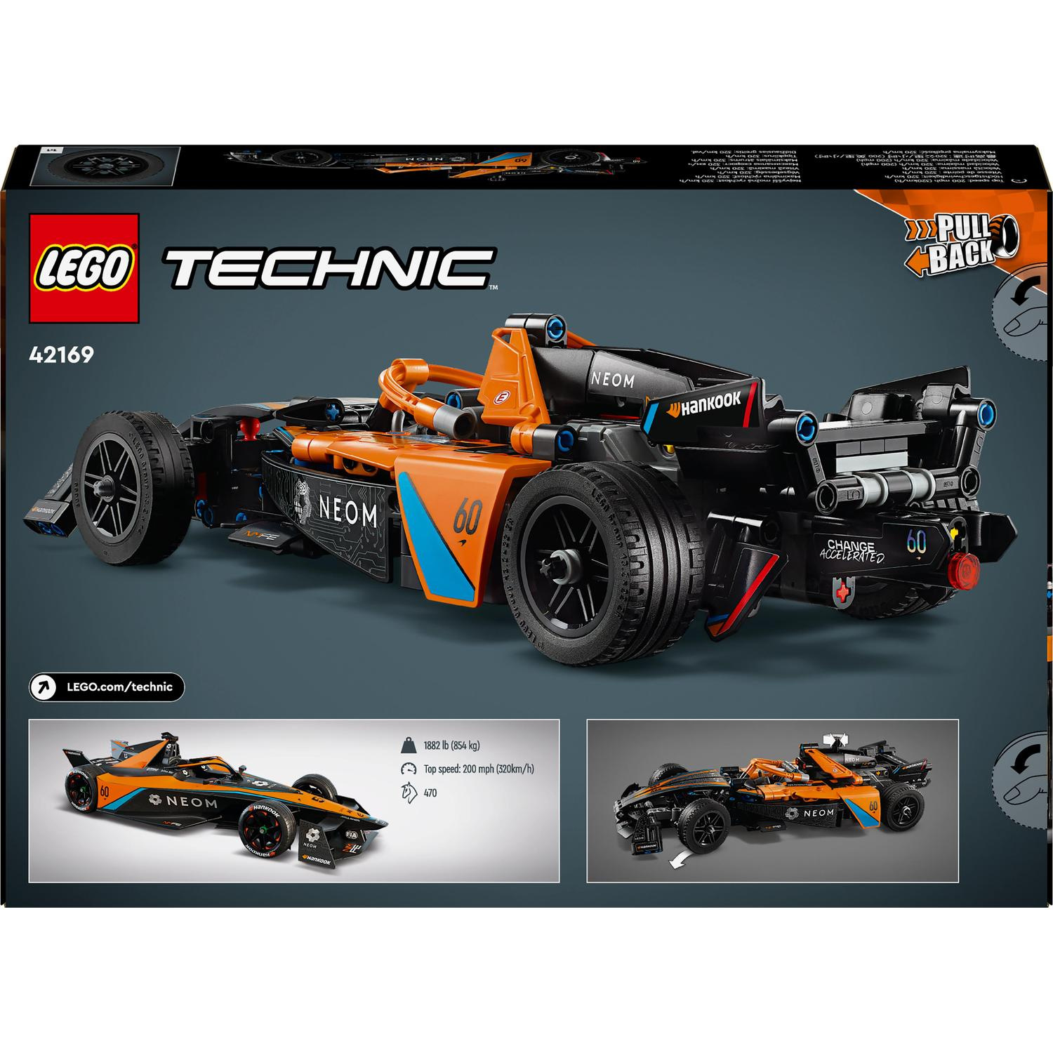 LEGO® Technic 42169 NEOM McLaren Formula E Race Car - Obrázek 3