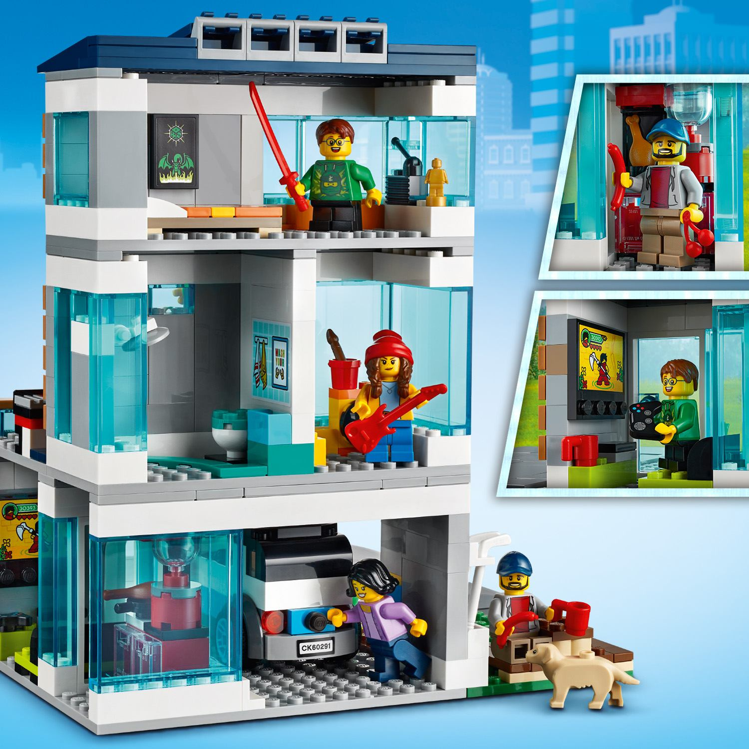 LEGO City 60291 Moderní rodinný dům - Obrázek 6