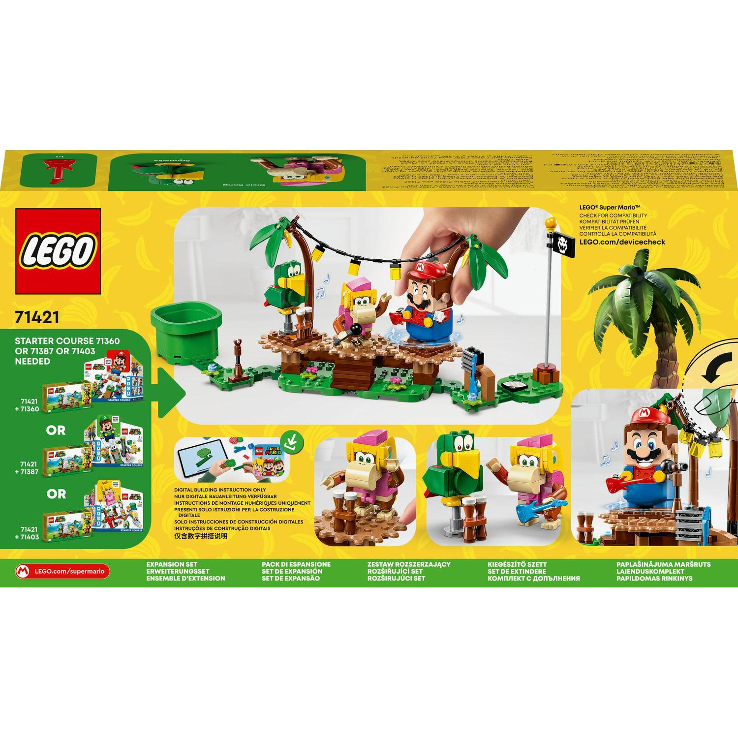 LEGO® Super Mario™ 71421 Dixie Kong a koncert v džungli – rozšiřující set - Obrázek 2