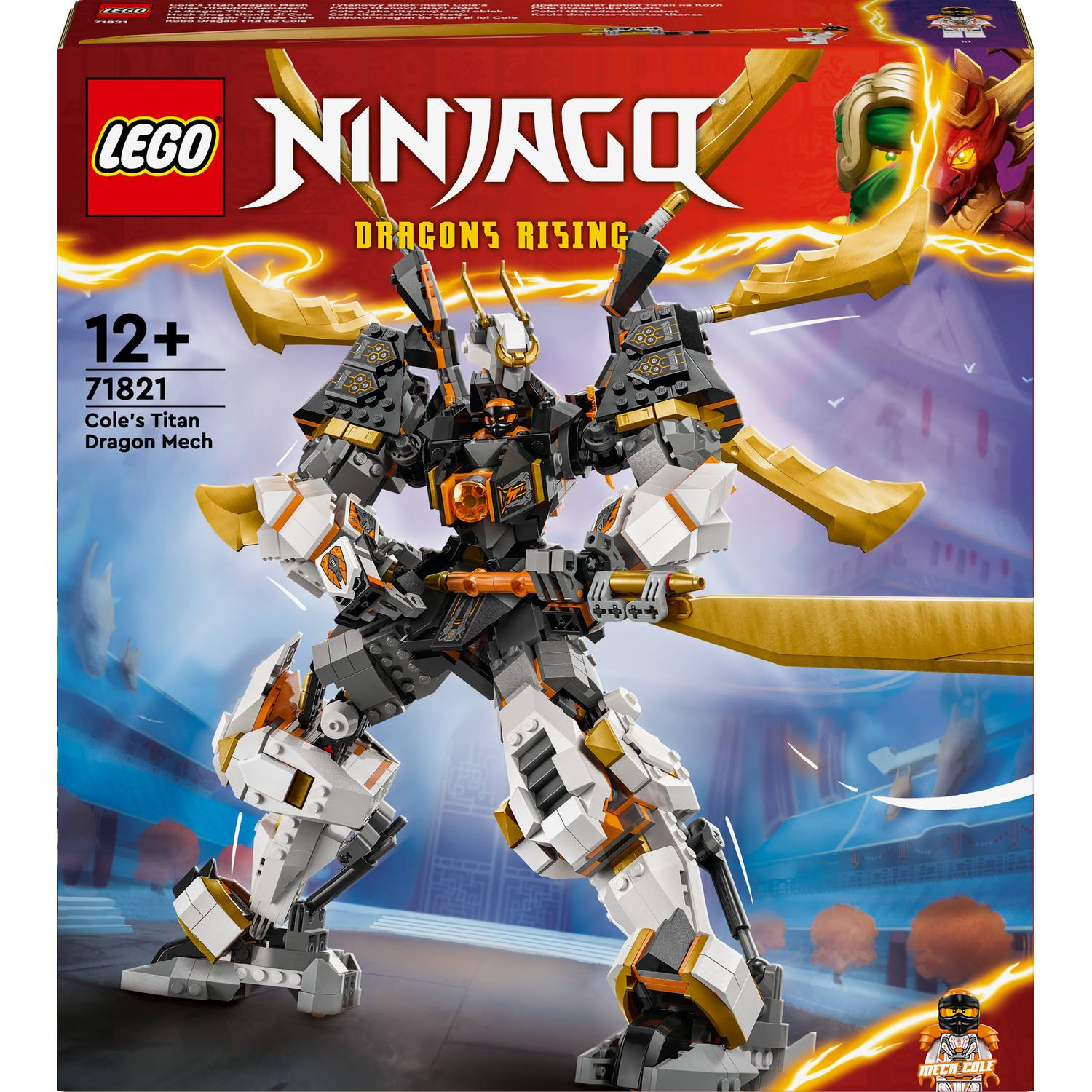 LEGO Ninjago 71821 Cole a jeho titanový dračí oblek - Obrázek 3
