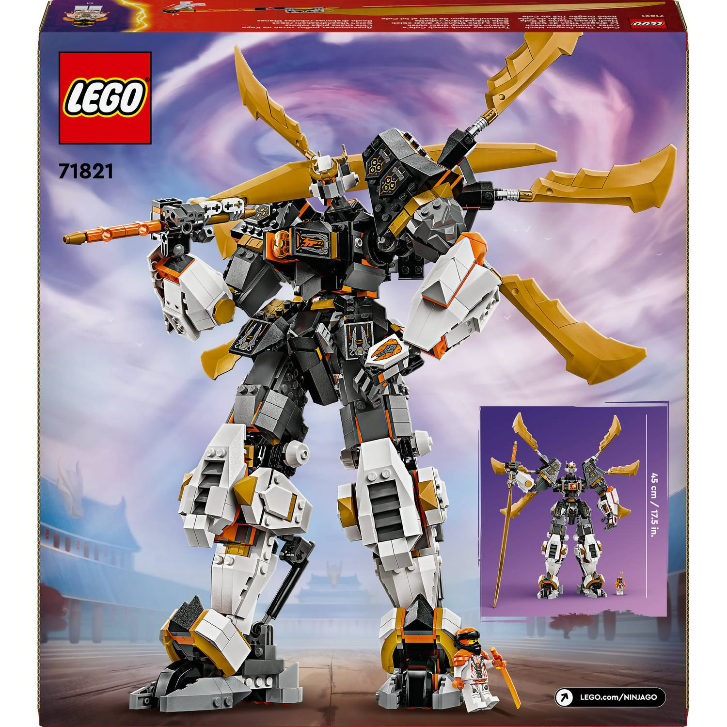 LEGO Ninjago 71821 Cole a jeho titanový dračí oblek - Obrázek 2