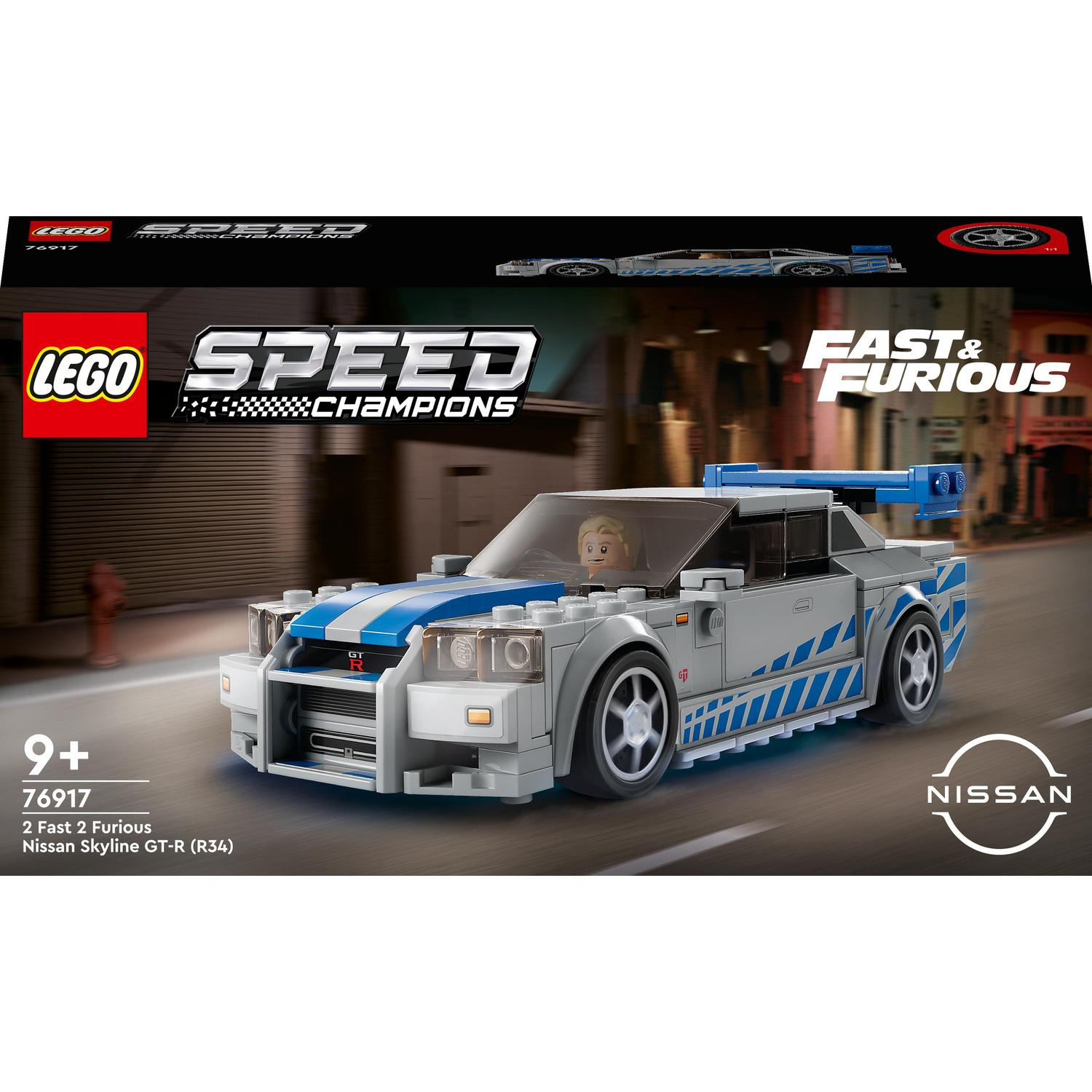 LEGO® Speed Champions 76917 2 Fast 2 Furious Nissan Skyline GT-R (R34) - Obrázek 2