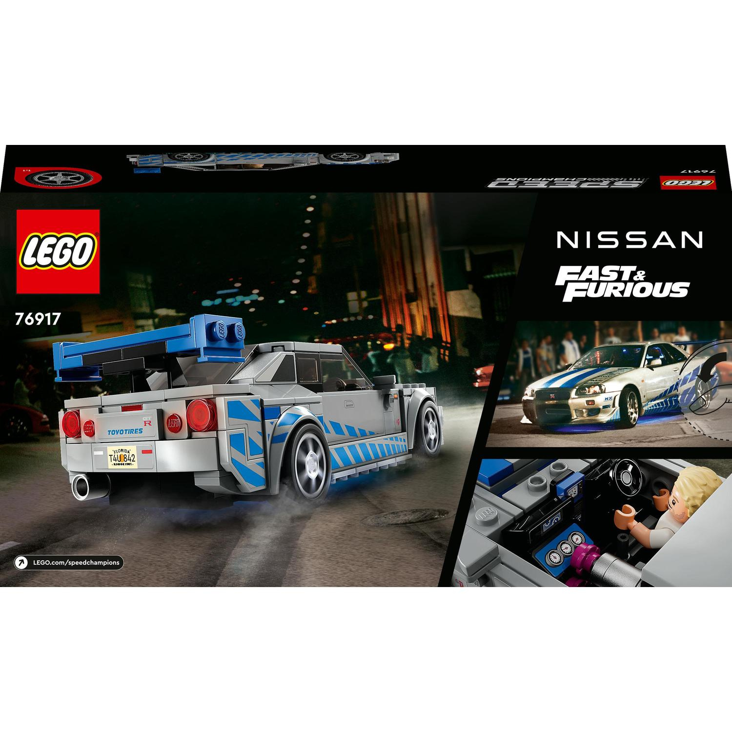LEGO® Speed Champions 76917 2 Fast 2 Furious Nissan Skyline GT-R (R34) - Obrázek 10