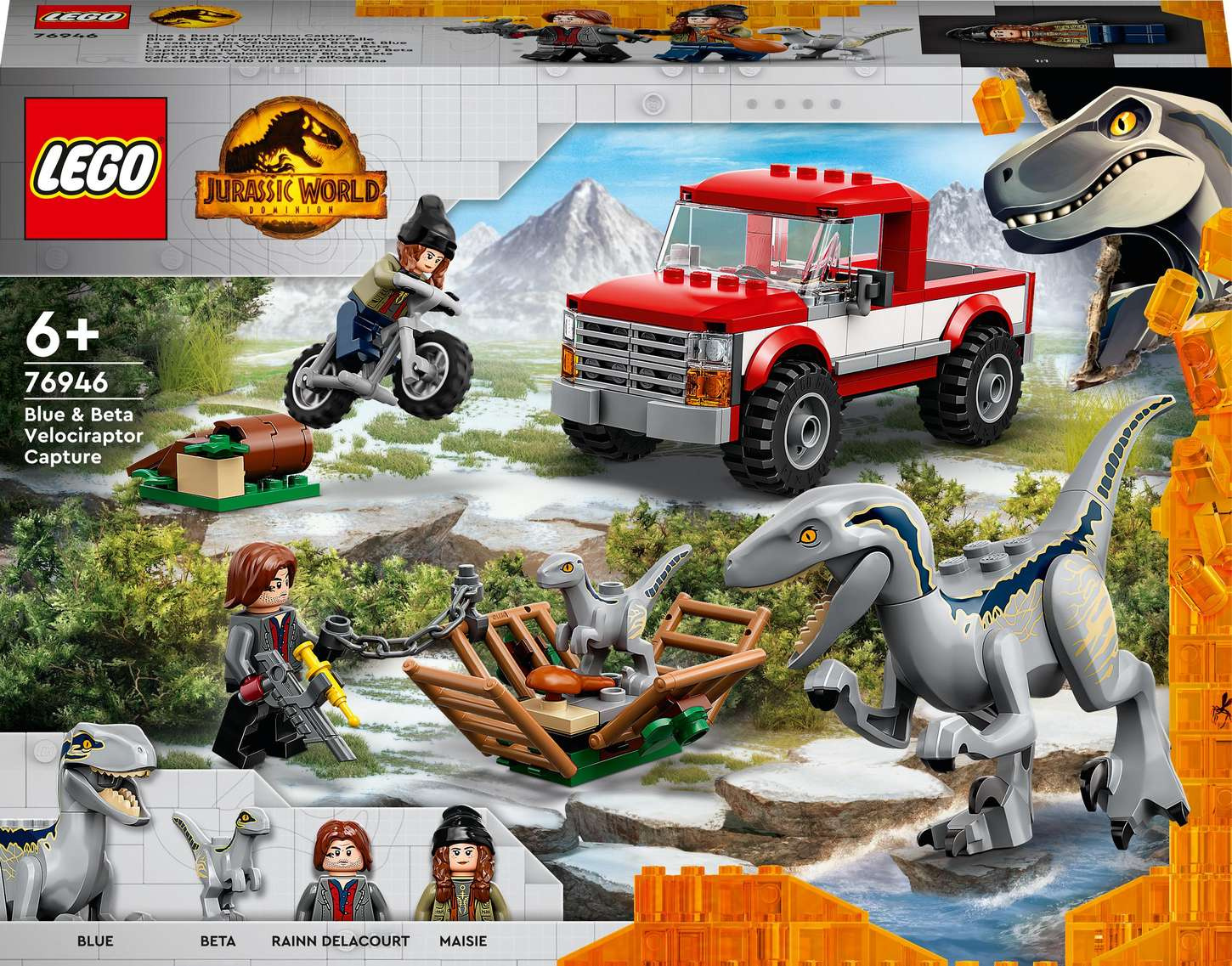 LEGO® Jurassic World 76946 Odchyt velociraptorů Blue a Bety - Obrázek 3