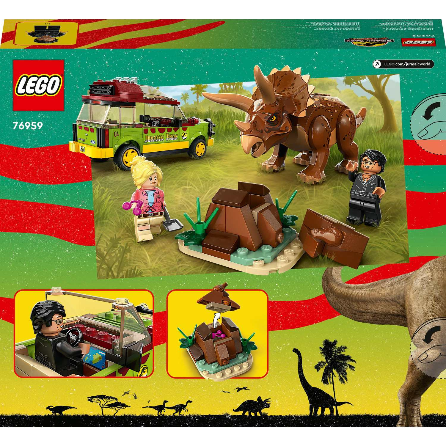 LEGO® Jurassic World™ 76959 Zkoumání triceratopse - Obrázek 10