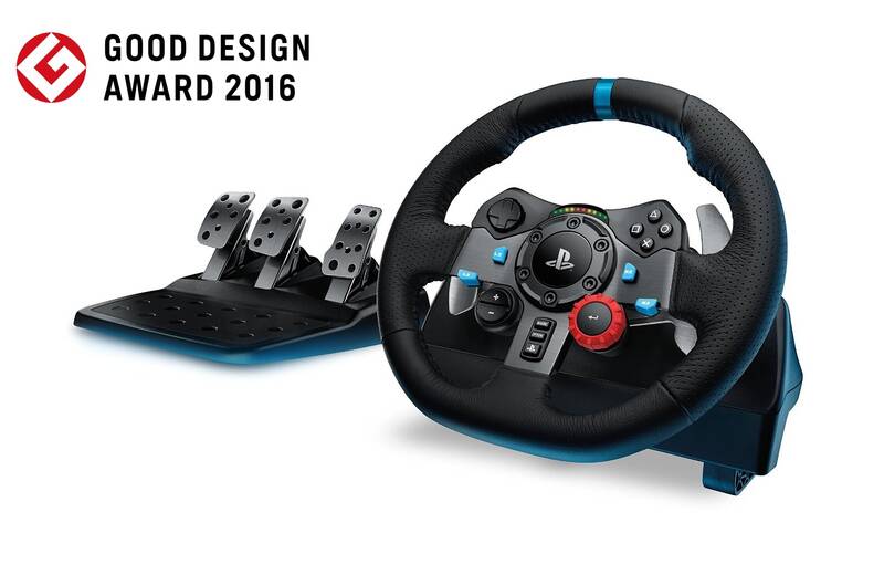 Logitech G29 Driving Force pro PS3, PS4, PC + pedály (941-000112) černý - Obrázek 3