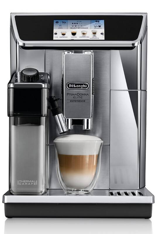 Espresso DeLonghi PrimaDonna Elite ECAM 650.85.MS stříbrné