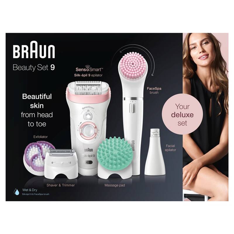 Braun Silk-épil Beauty Set 9 9-995 Flamingo bílý - Obrázek 3