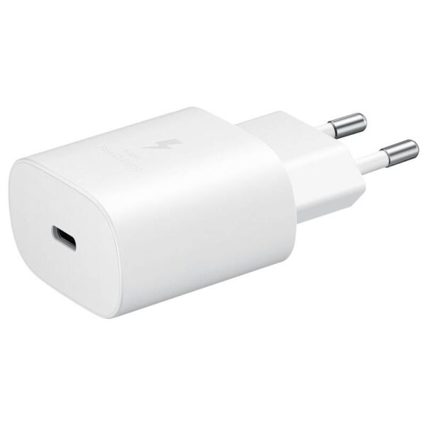 Samsung USB-C, 25W, bez kabelu (EP-TA800NWEGEU) bílá