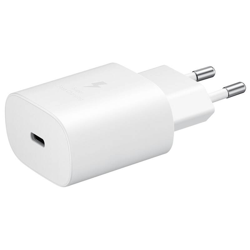 Samsung USB-C, 25W, bez kabelu (EP-TA800NWEGEU) bílá