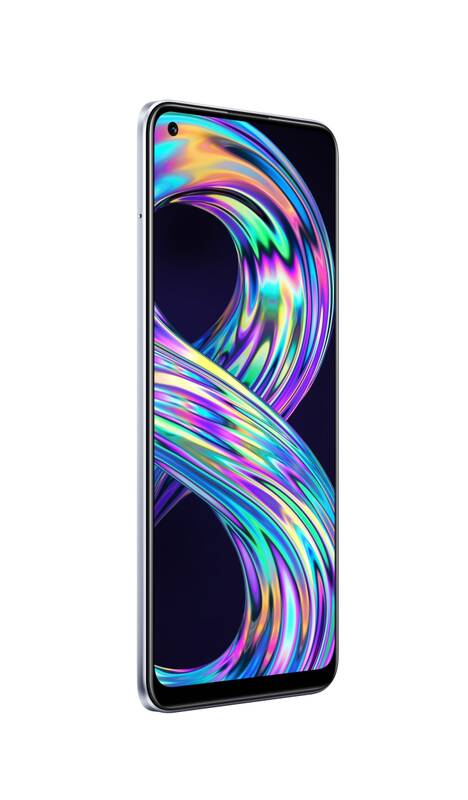 Realme 8 8/128 GB - Cyber Silver - Obrázek 4