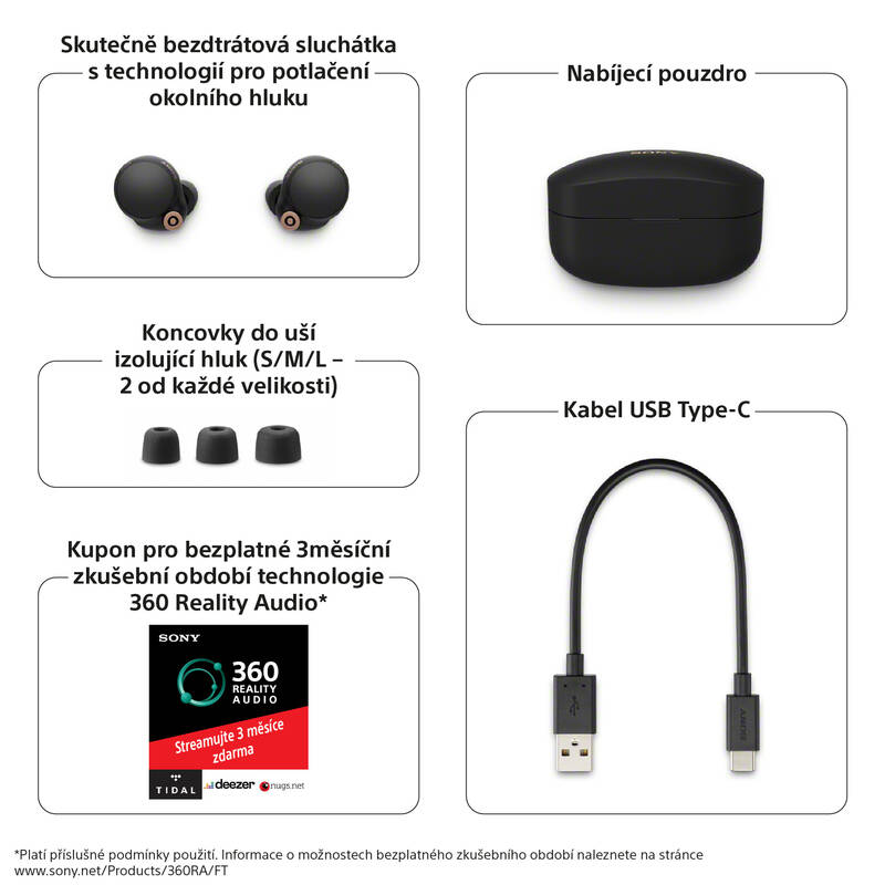 Sony WF-1000XM4 černá - Obrázek 8