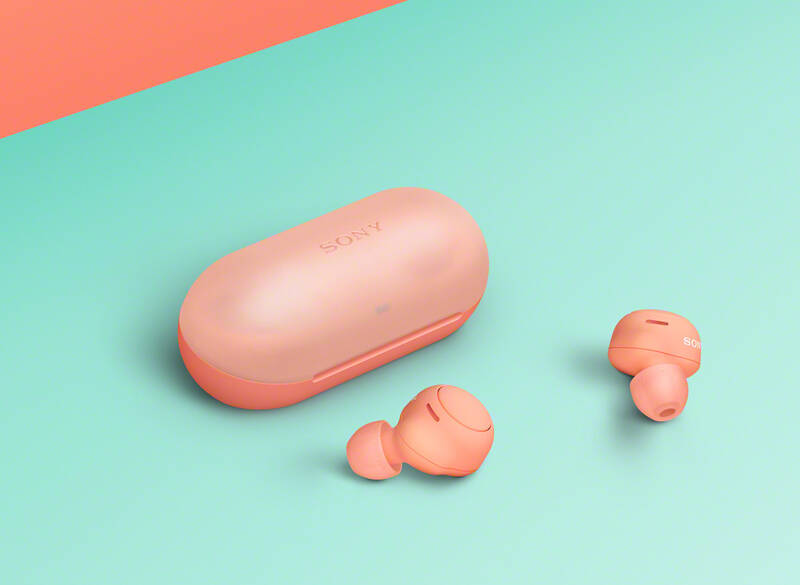 Sluchátka Sony WF-C500, oranžová - Obrázek 5