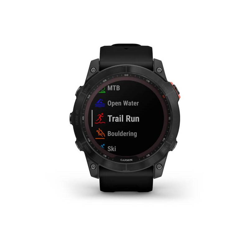 Garmin fenix 7X Solar - Gray/Black Silicone Band (010-02541-01) - Obrázek 9