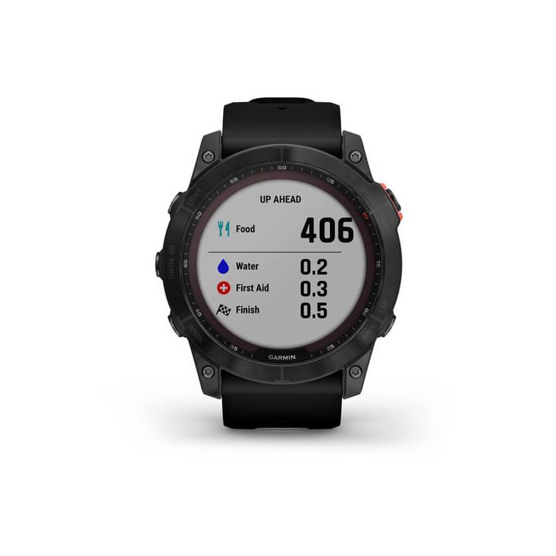 Garmin fenix 7X Solar - Gray/Black Silicone Band (010-02541-01) - Obrázek 8