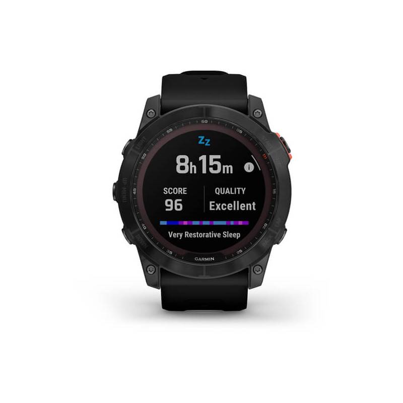 Garmin fenix 7X Solar - Gray/Black Silicone Band (010-02541-01) - Obrázek 7