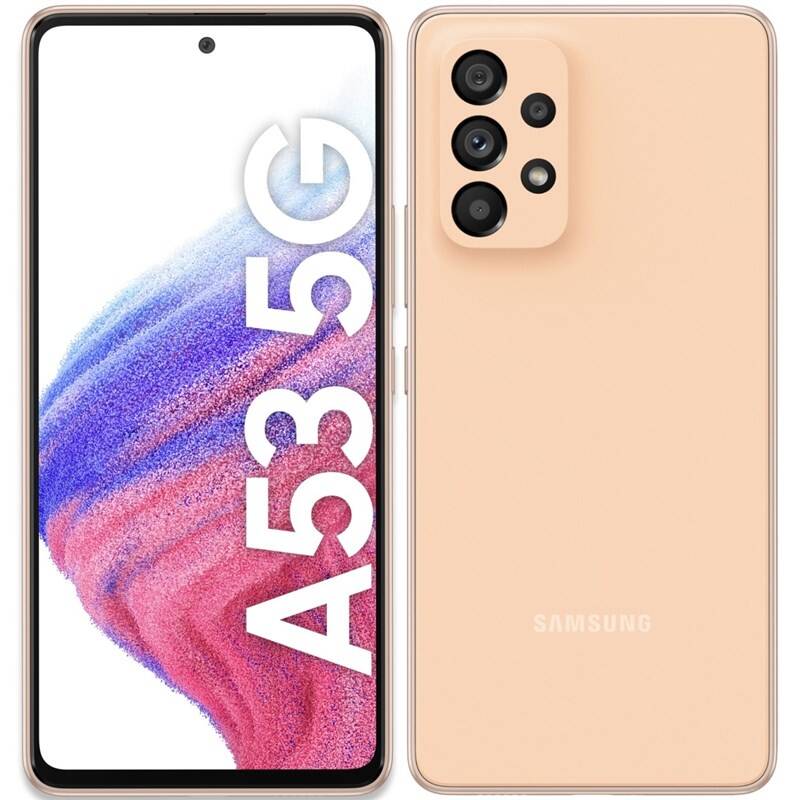 Samsung Galaxy A53 5G, oranžová