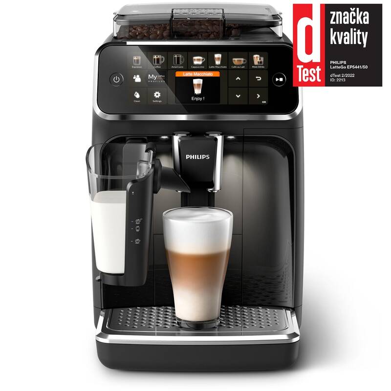 Espresso Philips Series 5400 LatteGo EP5441/50 , černé - Obrázek 2