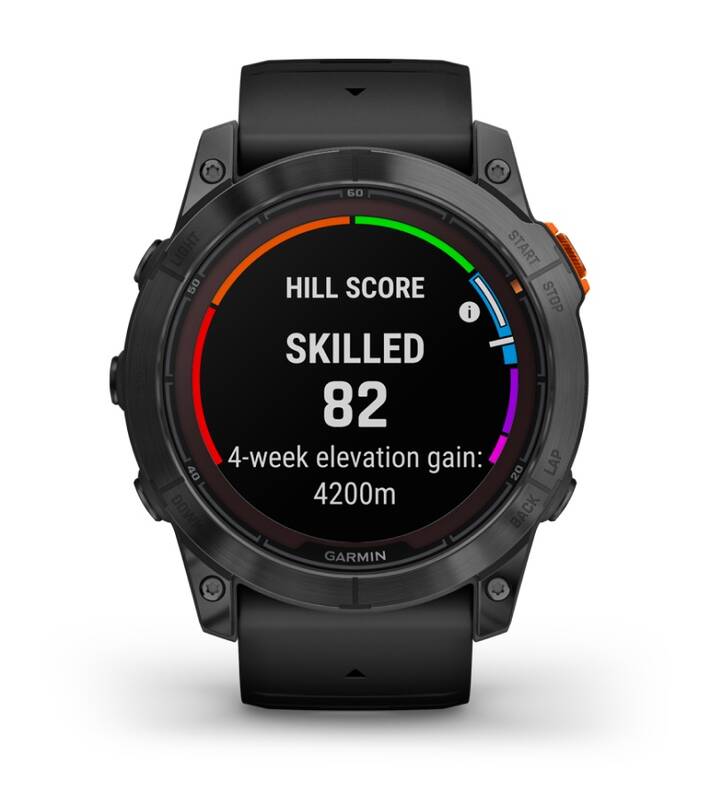 Garmin fenix 7X Pro Glass Solar - Gray / Black Silicone Band (010-02778-01) - Obrázek 4