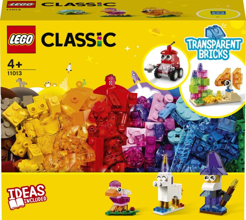 LEGO® Classic 11013 Průhledné kreativní kostky