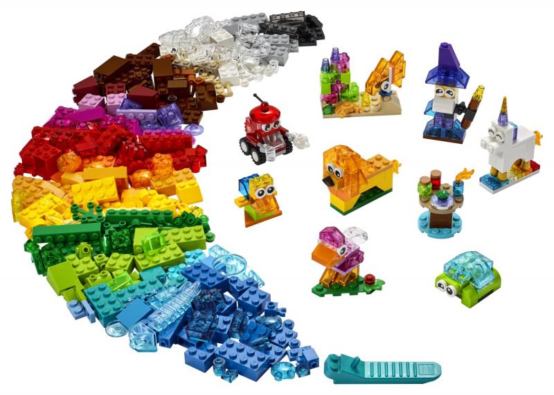LEGO® Classic 11013 Průhledné kreativní kostky - Obrázek 2