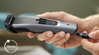 Philips Series 5000 BT 5515/15, zastřihovač vousů a vlasů, černý - obrázek č. 5