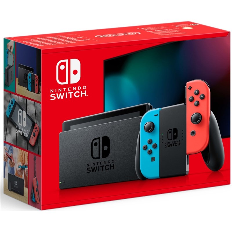 Nintendo Switch + Neon Red / Neon Blue Joy-Con (NSH0062)